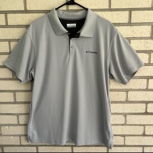 Columbia Men's Light Gray Polo Shirt